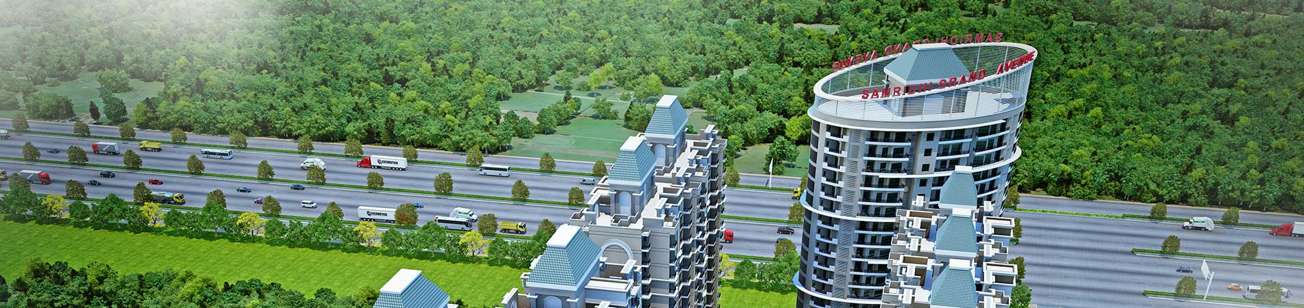2 bhk flats, 3 bhk flats in greater noida west - samridhi grand avenue
