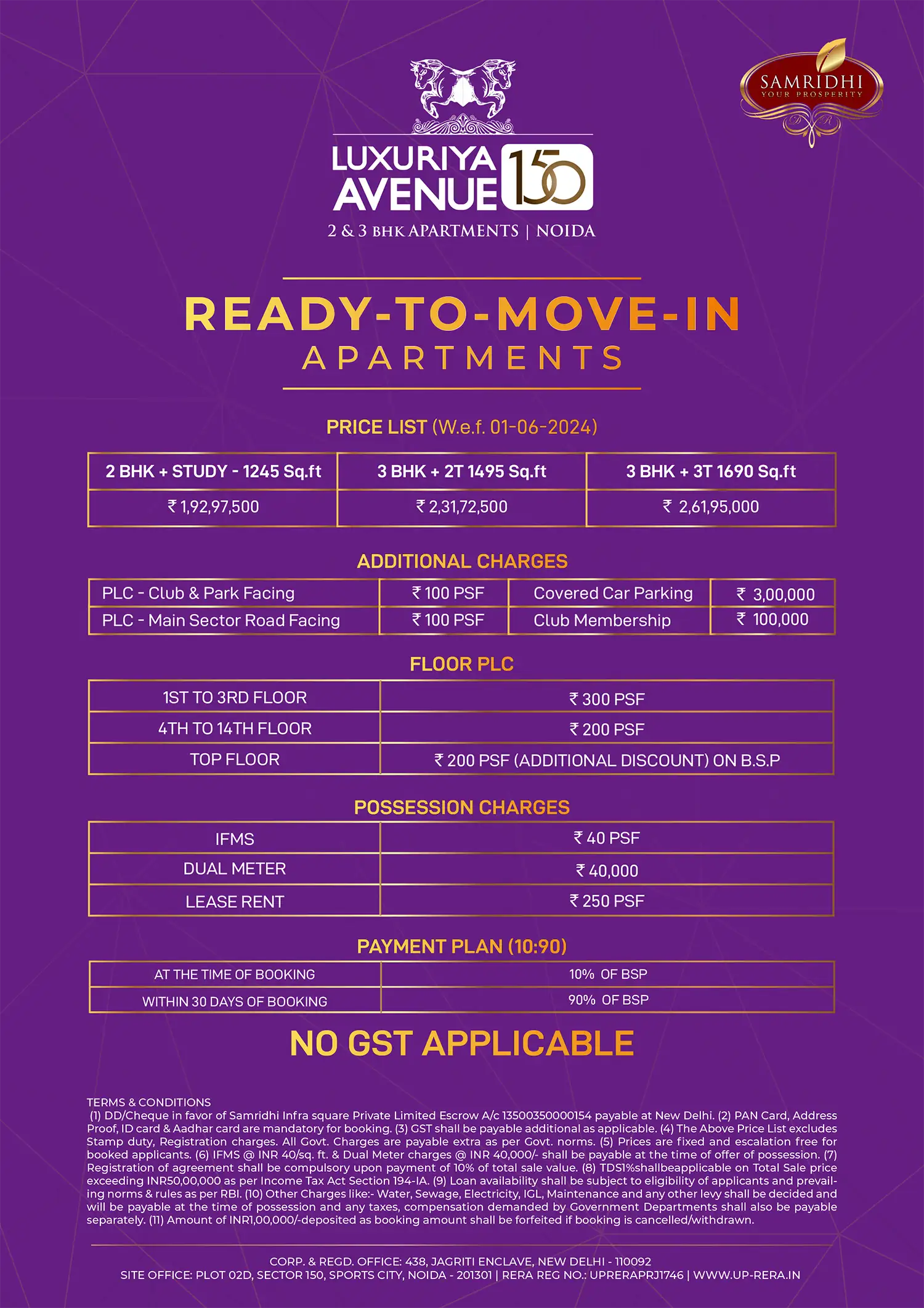 Samridhi Luxuriya Avenue - Buy Residential Property in Noida