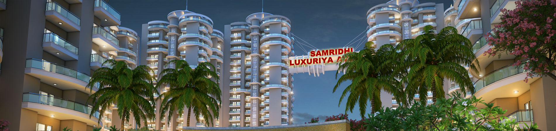 2 bhk, 3 bhk apartments in noida 150 - samridhi luxuriya avenue